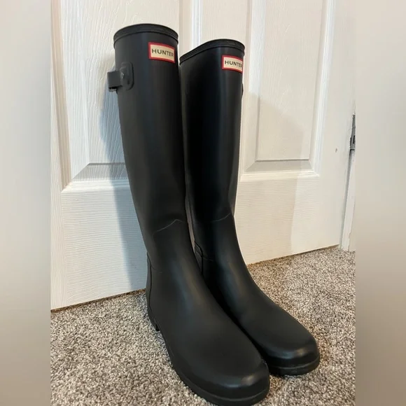 靴 HUNTER rain boots New Hunter Original Kids First Rain Boots Violet Gloss size